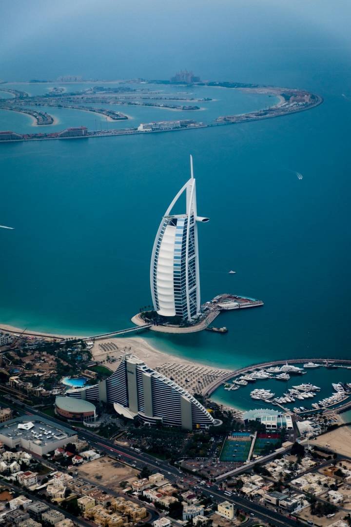 Dubai coastline